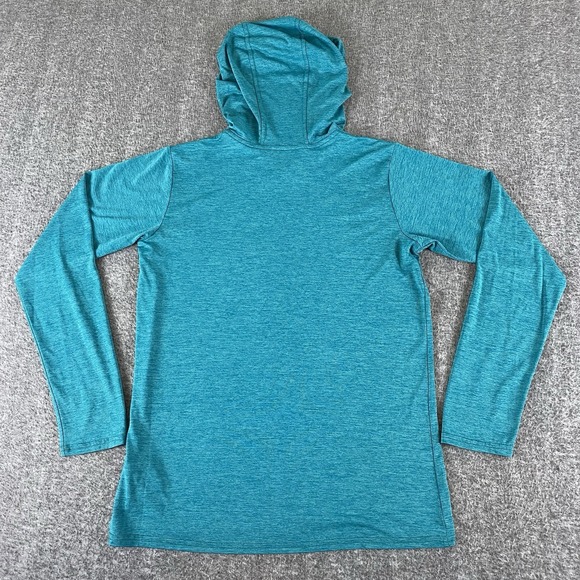 Patagonia Women's XS Teal Hooded Long Sleeve Performance Top Lightweight - Picture 2 of 10